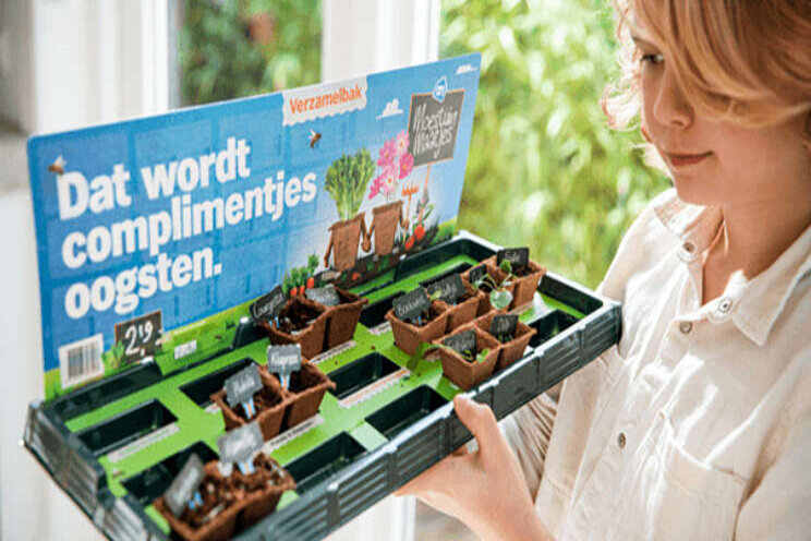 Moestuintjes in vernieuwde vorm terug bij Albert Heijn Moestuintjes in vernieuwde vorm terug bij Albert Heijn