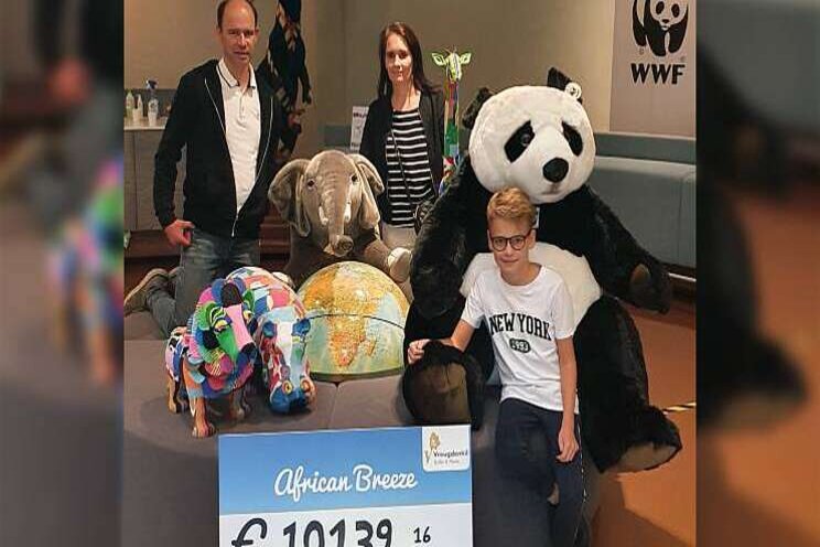 Vreugdenhil doneert deel opbrengst African Breeze Vreugdenhil doneert deel opbrengst African Breeze