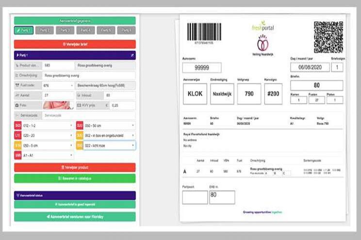 Gebruik vertrouwde aanvoerbrief voor Floriday Gebruik vertrouwde aanvoerbrief voor Floriday