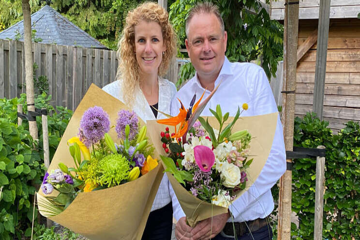 Bloemenhoezen van bamboe gemaakt Bloemenhoezen van bamboe gemaakt