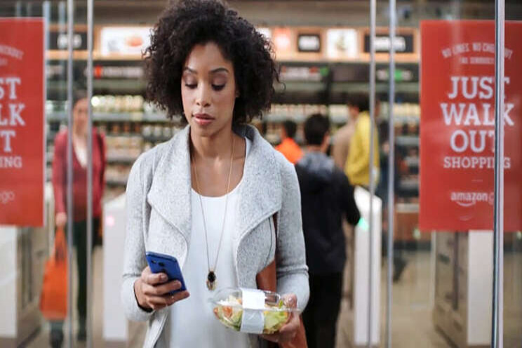 Boodschappen doen zonder langs de kassa te gaan Boodschappen doen zonder langs de kassa te gaan